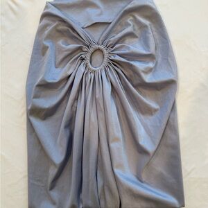 Baobab Collection Sky Blue Gathered Midi Dress